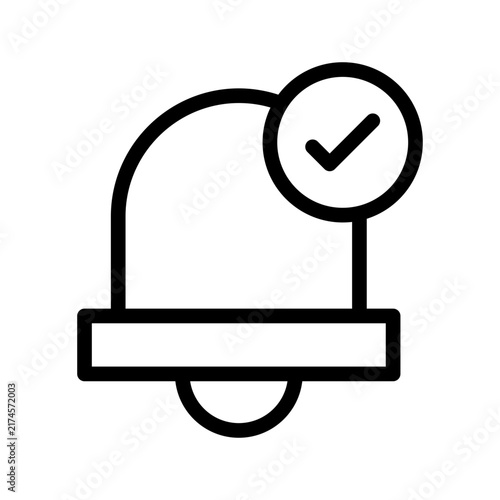 Notifications Icon Vector Symbol Design Illustration