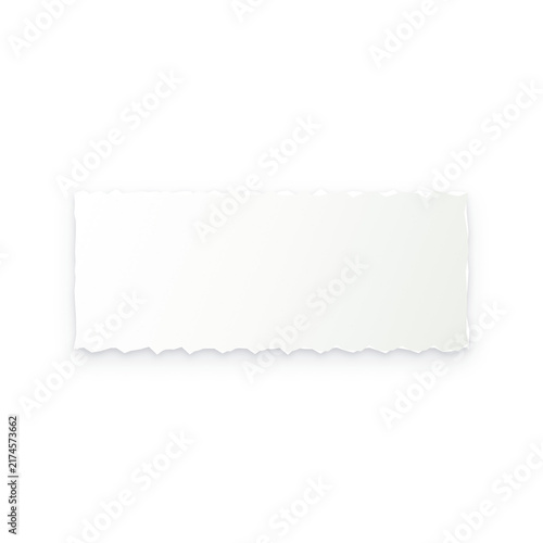 Rectangular Blank Paper Tag with Decorative Scalloped Edges Isolated on a Clean White Background for Customizable Labels and Craft Projects