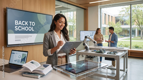 Future Ready Education Back To School Concept