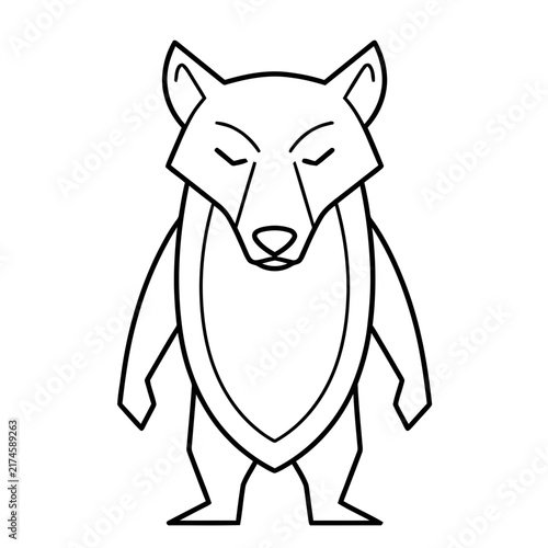 Stylized Fox Illustration