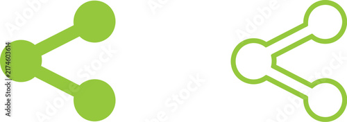 vector illustration of an abstract green background