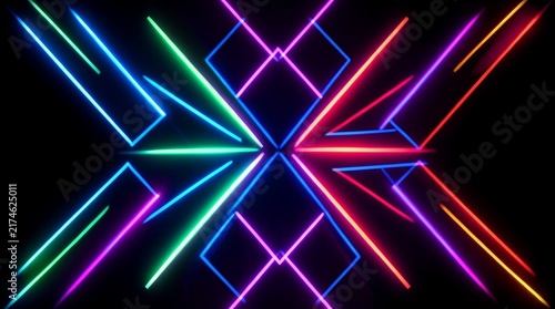 glowing neon glowing neon lights