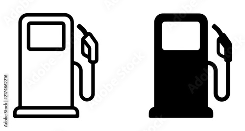 Gas Station Icons, Fuel Pump Vector Graphics, Energy Supply Symbols, Automotive Service Icons, Petrol Station Illustrations