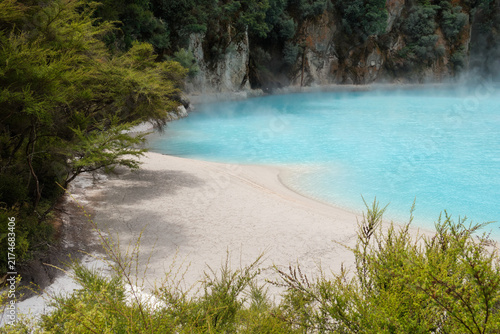 Mysterious Inferno Crater in Waimangu Volcanic Valley - Rotorua, New Zealand