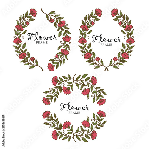Minimalist Floral Accent Vector Element for Multi Purpose Decorative Design