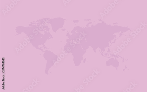 Lilac world map