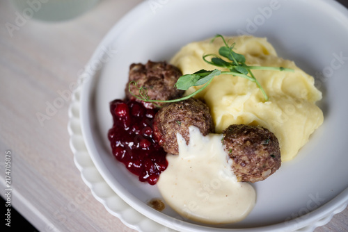 mashed potato with sour cream