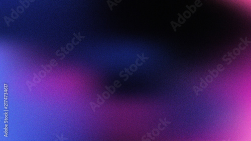 Vibrant abstract gradient background featuring smooth color transitions from deep blue to rich purple and bright pink with subtle grain texture for modern design projects