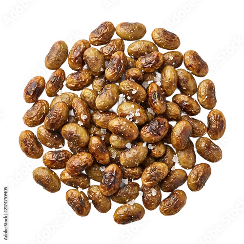 Roasted Edamame Sea Salt Isolated On Transparent Background