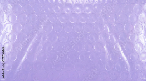 Obraz na płótnie Abstract lavender polymer bubble wrap texture with soft light reflection and smooth surface
