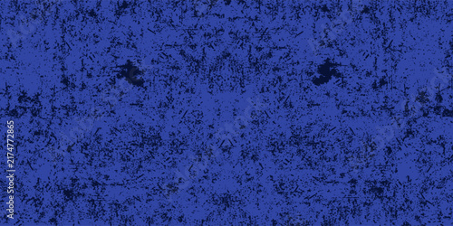 Dark blue halftone crumpled paper background. Navy dotted creased paper page wallpaper. Rough comic wrinkled texture. Cartoon pop art crumpled surface overlay. Aged grunge damaged page sheet. Vector