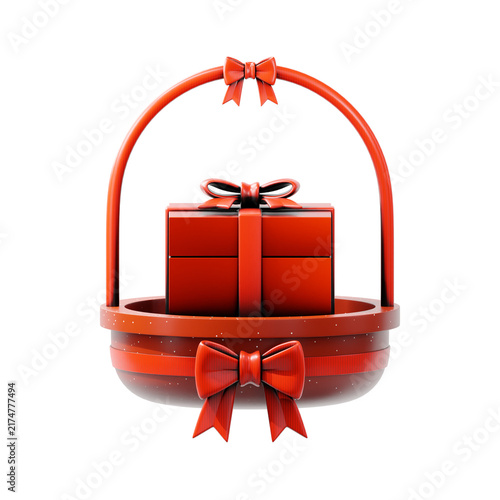 Obraz na płótnie 3d icon hampers package