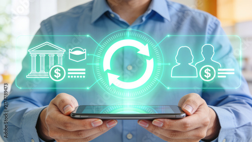 Secure Financial Transaction and Banking Services, Money Transfer and Personal Finance Interface