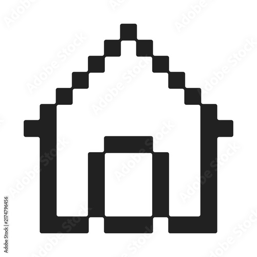 Pixel Art Home Icon
