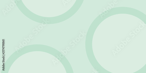 Abstract Mint Circle Background With Overlapping Rings and Minimal Geometric Design eps10