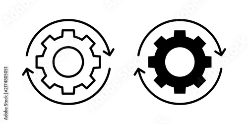Canvastavla Workflow Icon represents connected work steps, task sequences, process organization, business procedures, project coordination, and efficient operational management