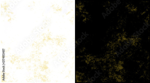 Vintage gold grunge texture set, distressed metallic foil overlays, antique weathered gold leaf backgrounds for luxury branding and graphic design