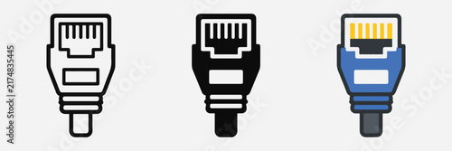 Ethernet Network Connection Cable Icon