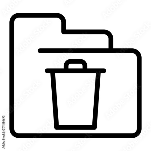 trash bin icon