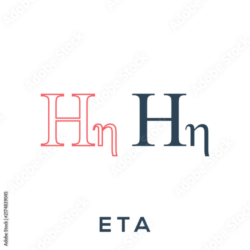Foto Greek Alphabet icons set design vector illustration.