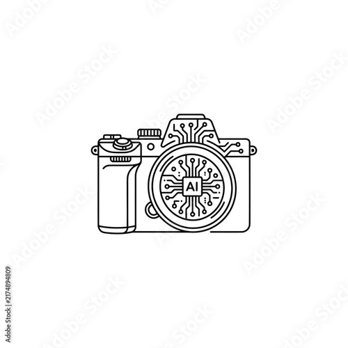Camera with ai circuit board design