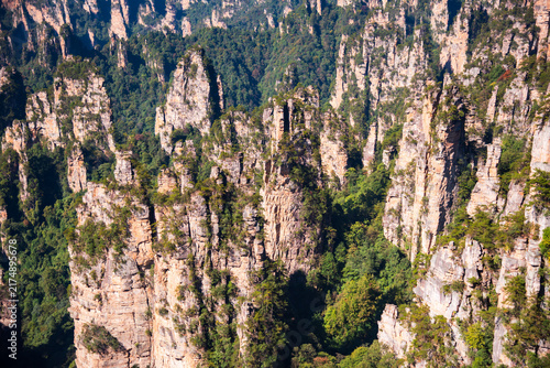 Photography Avatar mountains in Zhangjiajie, China