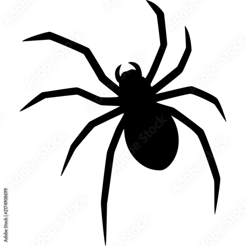 Spider Silhouette Vector
