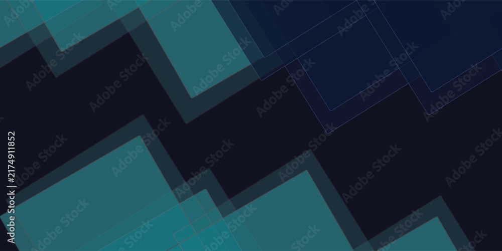 Obraz premium Blue abstract gradient shapes background. Vector illustration