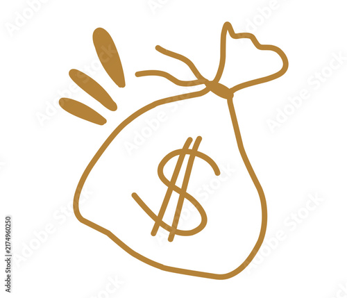 hand holding a dollar sign
