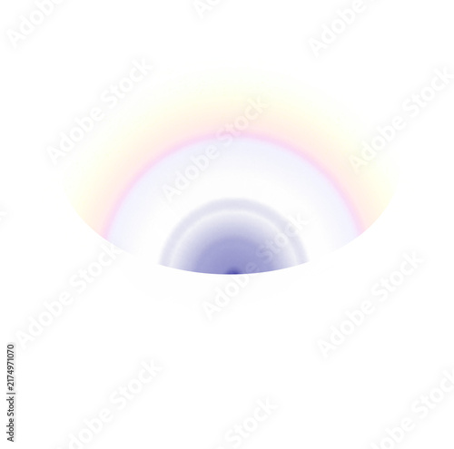 Glowing Star with Sparkles, Soft Sunlight and Lens Flare Light Effect