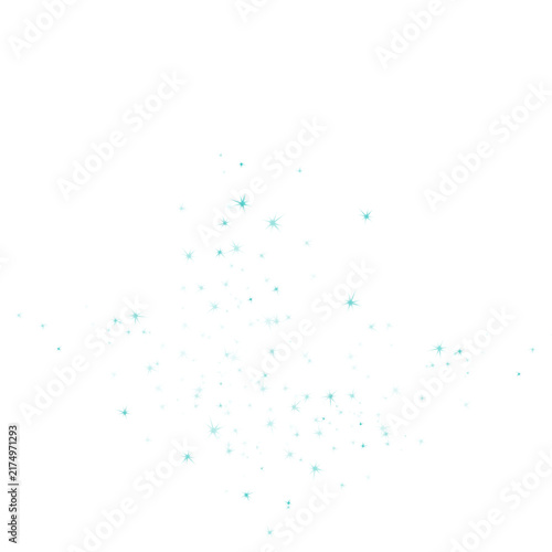 Glowing Star with Sparkles, Soft Sunlight and Lens Flare Light Effect