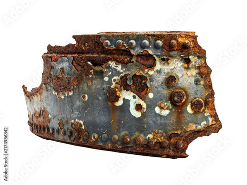 фотографія Rusty old metal surface with texture and corrosion details