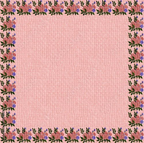 фотографія pink flower frame