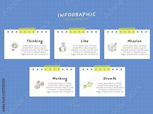 Timeline Creator infographic template. 5 Step timeline journey, calendar Flat simple infographics design template. presentation graph. Business concept with 5 options, gantt vector illustration.