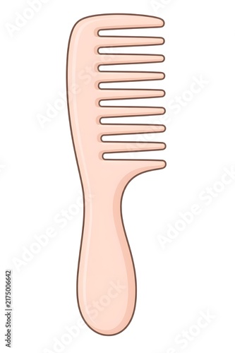 comb isolated on white