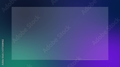 Abstract Glassmorphism Gradient Background Animation, Frosted Glass Frame, Colorful Modern Motion Design, 4K UHD 60fps