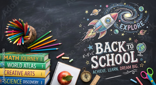 Creative Back to School Concept