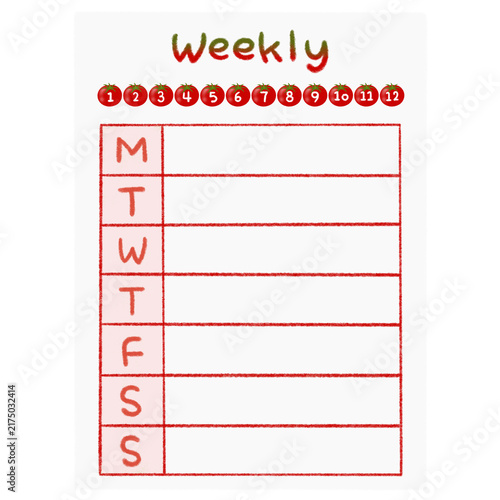 Cute Tomato Sticky Notes and Memo Pads for Planner and Note Taking