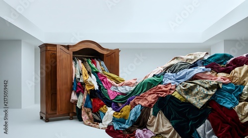 FashionOverconsumption-MultiPastel-FabricWood-FashionEditorial-CleanInteriorBackground