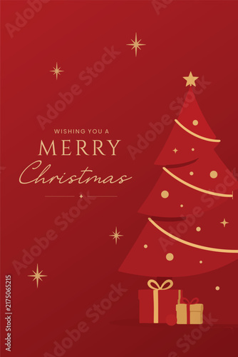 Merry christmas and happy new year instagram and facebook story template