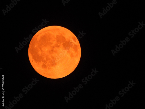 Canvas Print Luna rossa
