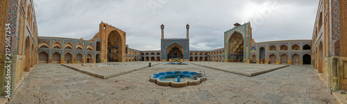 Isfahan, Iran - former capital of Iran, Isfahan is famous for its Persian - Muslim architecture. Here in particular the Jameh Mosque, also called Friday Mosque, a UNESCO World Heritage Site