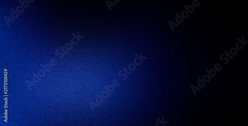 Grain texture glowing noise blur on dark background, blue left beam, abstract design