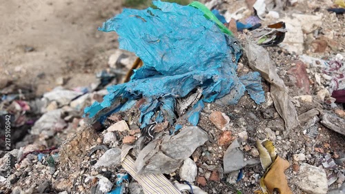 Plastic Waste Causing Environmental Pollution in Natural Landscape