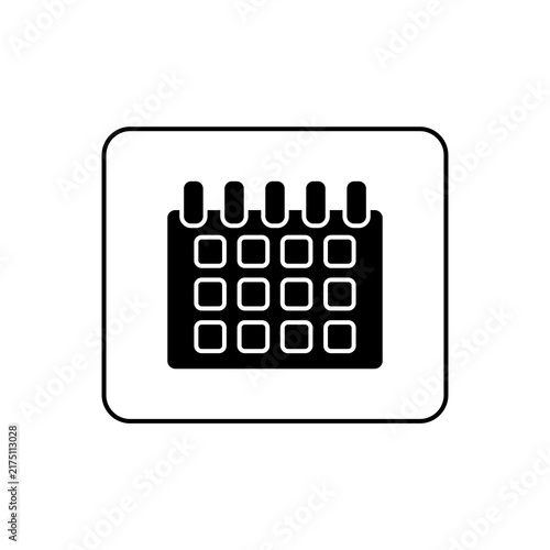Calendar Schedule Line Icon – Minimalist Date Planner and Event Management Symbol