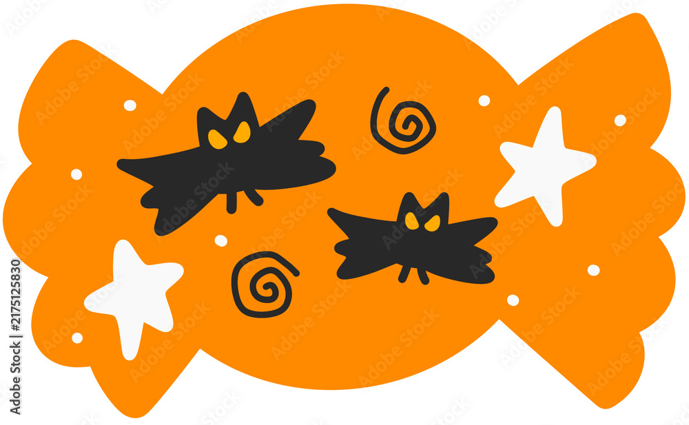Obraz premium Halloween Hand Drawn Decoration Illustration