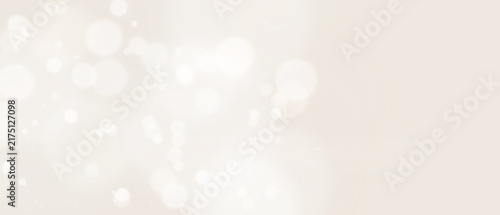 Bokeh background Soft white circular lights with spots subtle sparkles