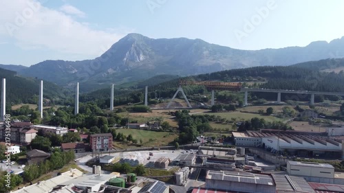 obras del TAV (tren alta velocidad) en el país vasco