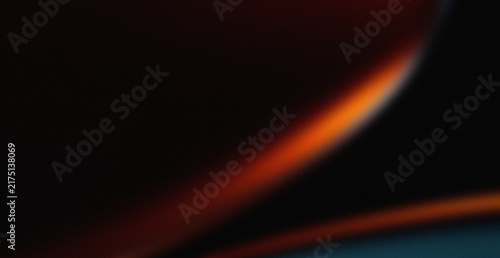 Abstract orange light streaks on dark background for modern creative design