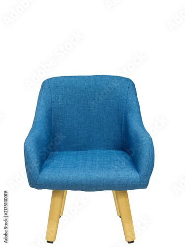 Blue armchair
